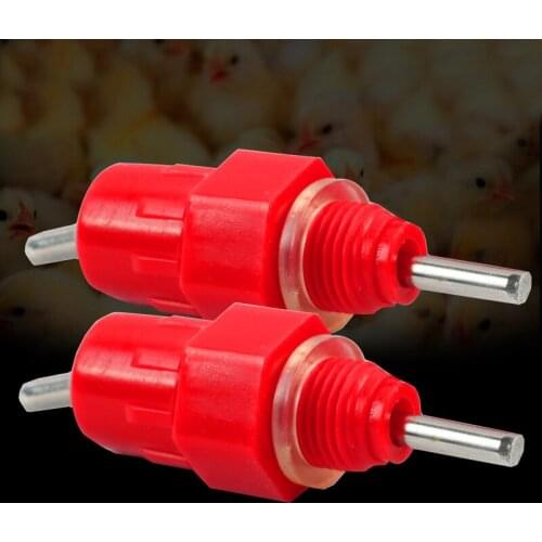 Poultry Chicken Nipples Waterer Drinker