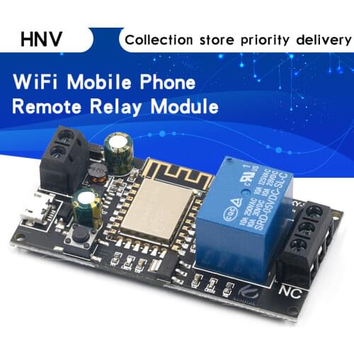 Sinilink WIFI mobile phone remote control relay module DC6V~36V smart home phone APP ESP-12F XY-WF36V