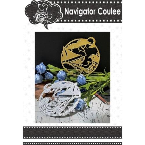 Metal cutting die, sea wave, storm, dead to novice scrapbook cutting decorative stamps and punching craft supplies 2021 new