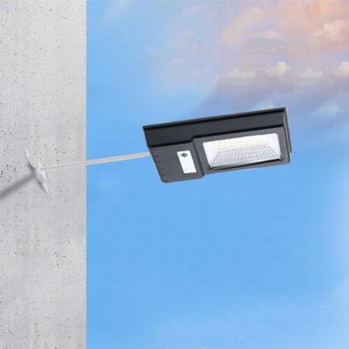 LED Solar Street lights 50W Motion Sensor Control Sunlight Powered Garden Floodlight Waterproof IP67 LED Wall Lamp Project Lamp