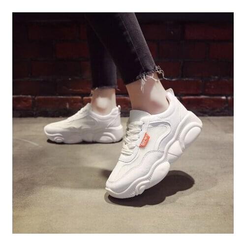 Womens casual shoes breathable athletic shoes womens lace-up vulcanized shoes womens athletic shoes