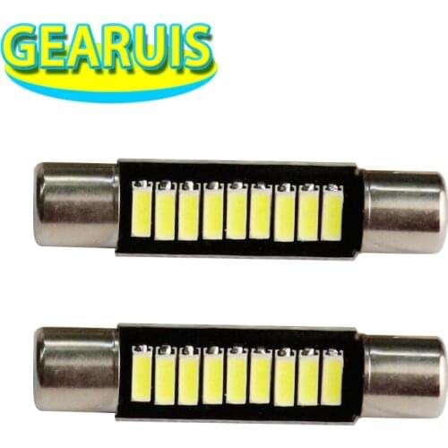 100 pcs T6 C5W Led 4014 SMD 28 9mm 31mm Leds Luzes Festoon Dome Interior Lampadas Luz de Leitura T Forma 12 V Branco