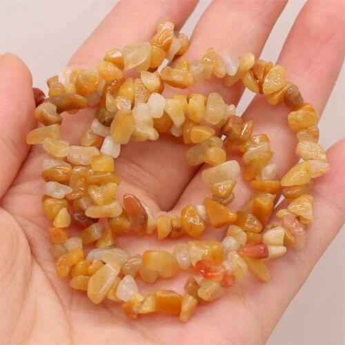 Natural Stone Beads: Fashion Topaz Chip Irregular Temperament Beads For Jewelry Making DIY Necklace Bracelet Ms Gift 3x5-4x6mm