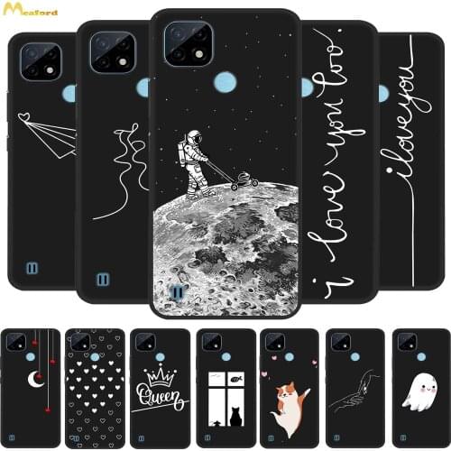 Silicone Case for OPPO Realme C21 C21Y C20 C17 C15 C12 C25 C11 C3 X3 Superzoom Cartoon TPU Shell Case Realme GT Master Neo Cover