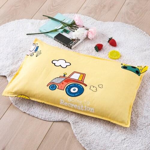 Kids Cotton Pillow Kindergarten Sleeping Pillow For ChildrenS Cartoon Pillowcase Soft Pillow Core Infant Bedding Boys Girls Hea