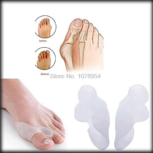By dhl or ems 1000 pairs 2pcs/pair Feet Care Beetle-Crusher Bone Ectropion Silicone Orthoses Professional Health Care Massage