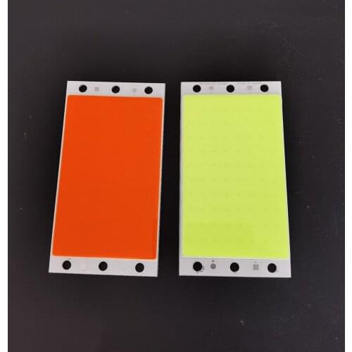 DIY LED Panel Light 94x50MM 1500LM Ultra Bright Warm Natural Cold White Blue DC 12V 20W COB Board LED Lamp