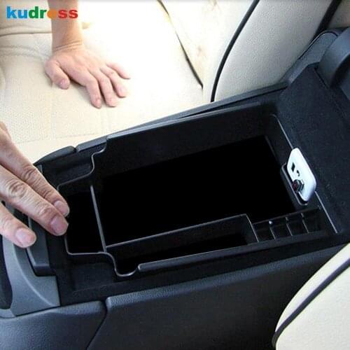 For Cadillac XT5 2016 2017 Armrest Storage Box Center Console Container Case Car Organizer Auto Accessories