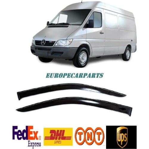 For Mercedes Sprinter W901 1998-2007 Window Side Visors Sun Rain Guard Vent Deflectors 2 pieces