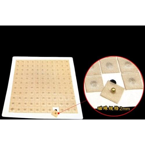 Magnetic bead Gold Plated Ear Seed Sticker Paste Bean Acupressure massage seed for Acupoint Therapy Auricular Acupuncture 121PCS