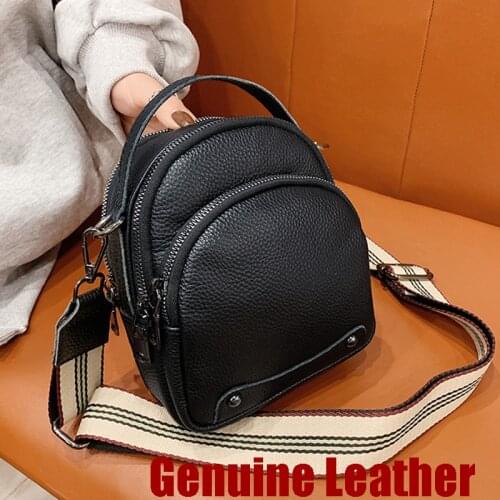 Small Backpack Women Genuine Leather Multifunctional Shoulder Bag MINI Bag Bagpacks Mochila Feminina Female Messenger Bag