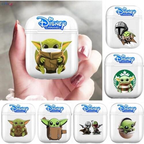Disney Star Wars Baby Yoda Cute Soft Silicone Cases For Airpods 1/2 Protective Bluetooth Wireless Earphone Cover For Air Pods C