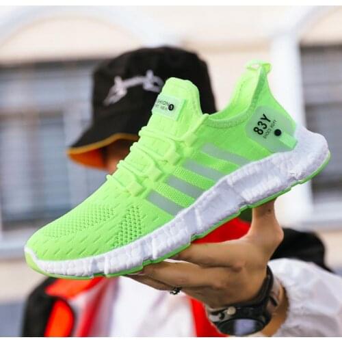 Mens Running Shoes Lightweight Popcorn Sneakers Comfortable Walking Sports Shoes Keep Running Casual Shoes