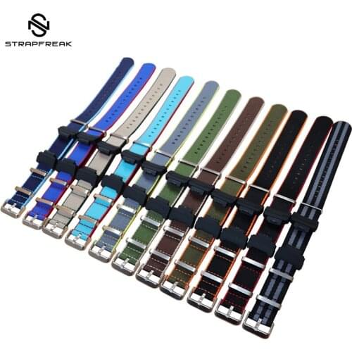 NATO Strap Nylon Canvas for Casio G-Shock GA-110/100 GD-100/110/120 DW-5600 DW-6900 Strap Bracelet Wrist Band Black Buckle
