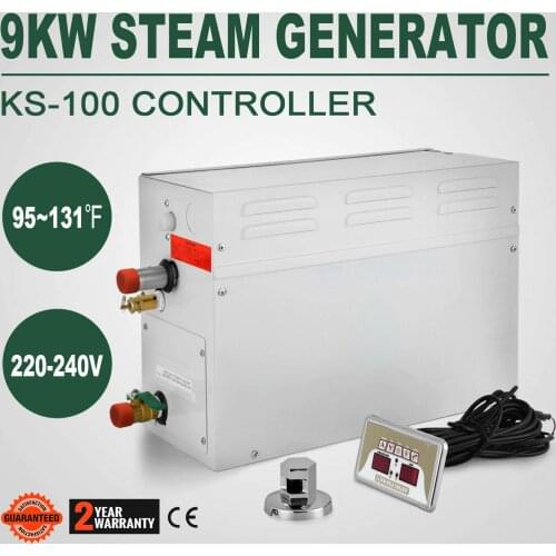Stable performance 9KW humidifier sauna steam generator for shower room home spa with controller