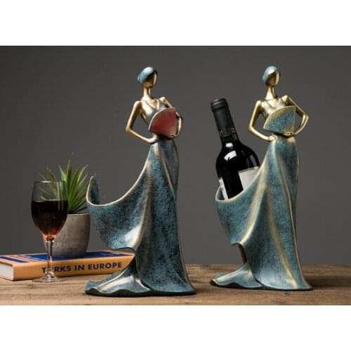 Home living room soft red wine rack decorative arts and crafts furnishings J03