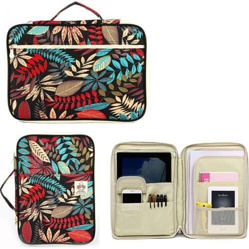 Waterproof Multifunctional A4 Business Document Bag Desk File Folder Organizer Laptop Storage Bag Men Women Birthday Gift