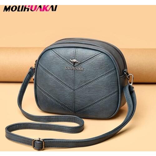 Ladies Luxury Diagonal Bag High-Quality PU Leather Shoulder Bag Fashion Stitching Shoulder Bag 2021 New Series