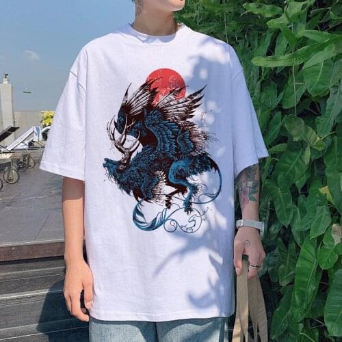 Summer Dark Letter Satan Devil Black Grunge Gothic Tees Vintage Punk Harajuku women fun Casual O-neck Large Sleeve ins T-Shirt