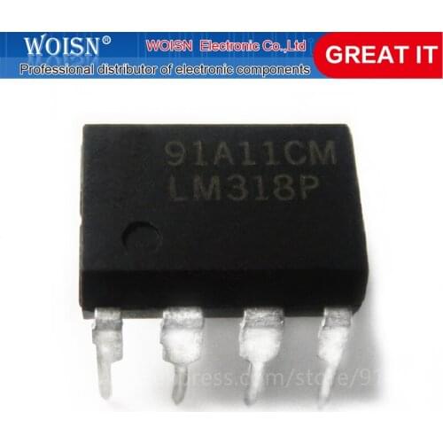 10PCS LM318N LM318 LM318P DIP8 DIP new original In Stock