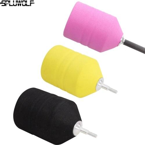 4 Pcs 3 Colors Soft Sponge Arrowhead Foam Archery Shock Absorber Tip for Bow Game Practice