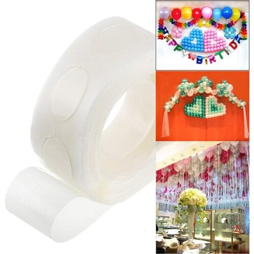 Anmas home 2017 lowest price! balloon point glue 1 Roll Super Sticky Double Sided Rubber Adhesive Point Glue Dot For Balloon