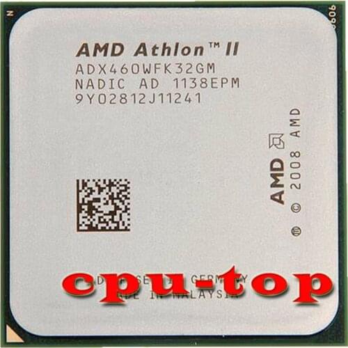 Free Shipping AMD Athlon II X3 460 3.4GHz processeur d'unité centrale Triple cœur ADX460WFK32GM Socket AM3 938PIN