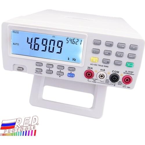 VICHY VC8145 DMM Digital Bench Top Multimeter Temperature Meter Tester PC Analog 80,000 counts Analog Bar Graph w/ 23 segments