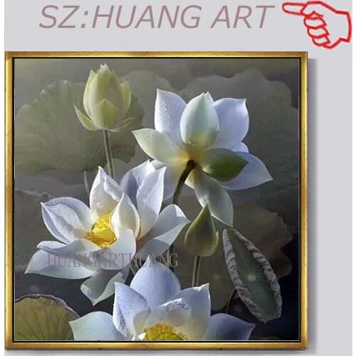 High quality Free Shipping In The Vase Realist Flowers Oil Painting On Canvas Home Decoration For Living Room Wall Decoration A