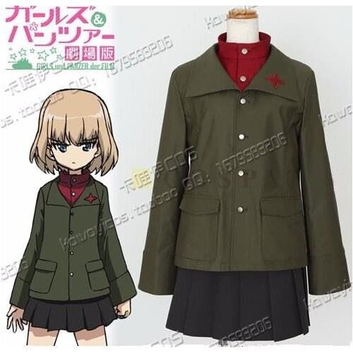 Girls und Panzer Katyusha Cosplay Costume F008