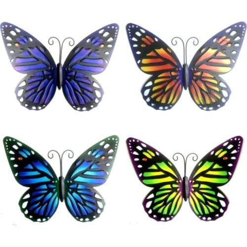 Butterfly Shape Home Creative Craft Gifts Wall Decoration Iron Art Wall Hanging Decorations Indoor Outdoor Decor Tools