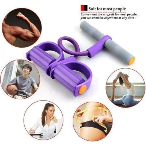 Multi-Function Tension Rope Elastic Legs Pull Tension Rope Sit-Ups Abdominal Fitness Exercise Body Shaping Thin Belly