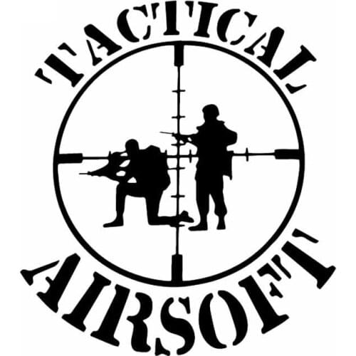 New Cartoons Car Sticker AIRSOFT Tactical Gun Car Decals Motorcycle Decals Scratches Waterproof PVC Apply To Car Window window