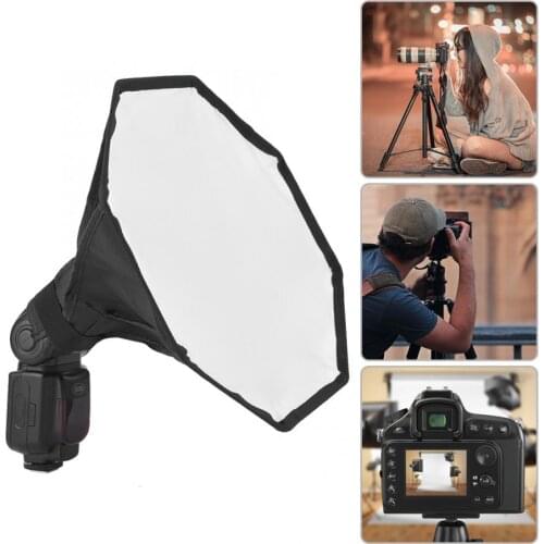 New Diffuser Softbox 30cm Universal Mini Portable Flashlight Diffuser Softbox Diffuser for Flash Speedlite Speedlight