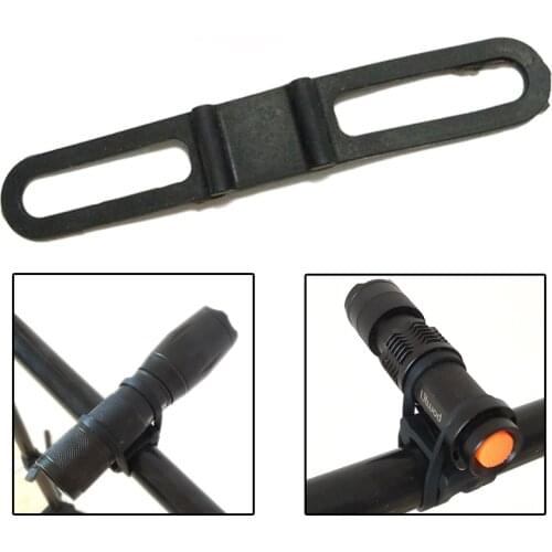 New Silicon Strap Mountain Road Bike Torch Flashlight Bands Elastic Bandage bike Light Mount flashlight Accessories for riding