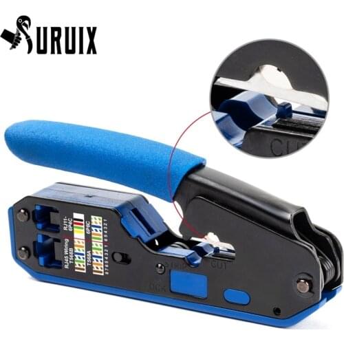 Rj45 Tool Network Crimper Cable Stripping Plier Stripper for Rj45 Cat6 Cat5E Cat5 Rj11 Rj12 Connector Professional Hand Tools