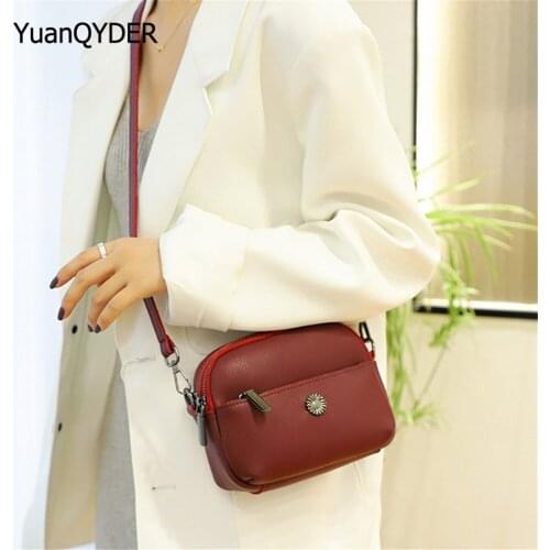 Luxury Designer Genuine Leather Womens Shoulder Bag Solid Color Design Ladies Bag 2021 Fashion Ladies Diagonal Bag Bolso Mujer