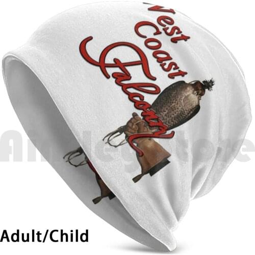 Our Original Logo Beanies Knit Hat Hip Hop Falconry West Coast Falconry Falcons Hawks