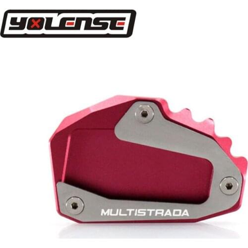 Motorcycle Kickstand Extension Plate Side Stand For Ducati Multistrada 950 1100 1200 1200S 1200GT 1260 Multistrada1200S