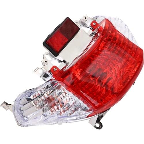 Motorbike Rear Tail Light Turn Signal For 49cc 50cc Gy6 Scooters Moped