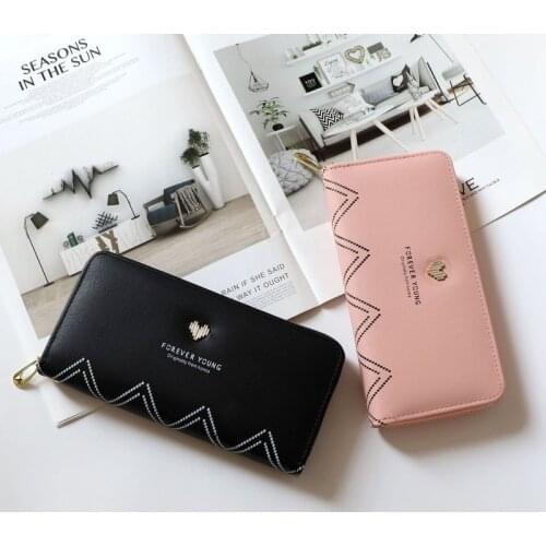 Women Long Wallets Zipper Clutches Purse Fashion Wallet Cash Phone Card Holder Lady Wallets Purses for Women