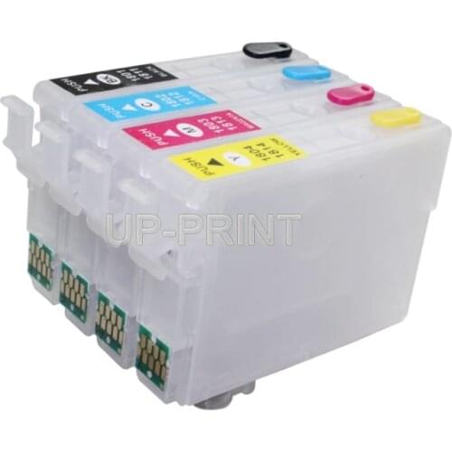 UP 1set T2521 -t2524 252 refill ink cartridge compatible for epson WorkForce WF- 7620 7610 3640 3620 7710 7720 7725 printer