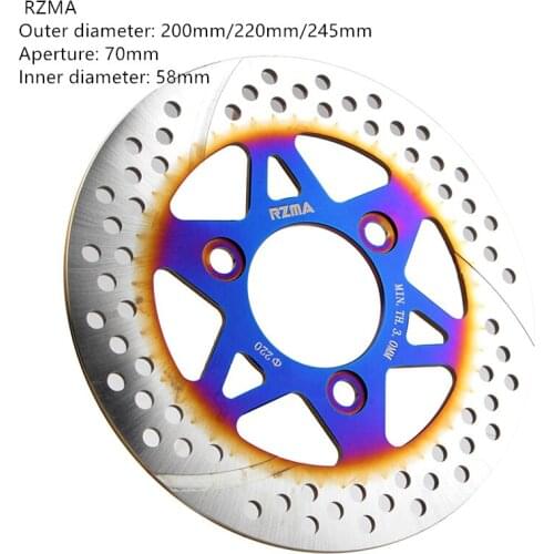 2021New 200mm 220mm 245mm motorcycle Brake Rotors E-motorcycle brake disc 70mm 3 Nail Disc
