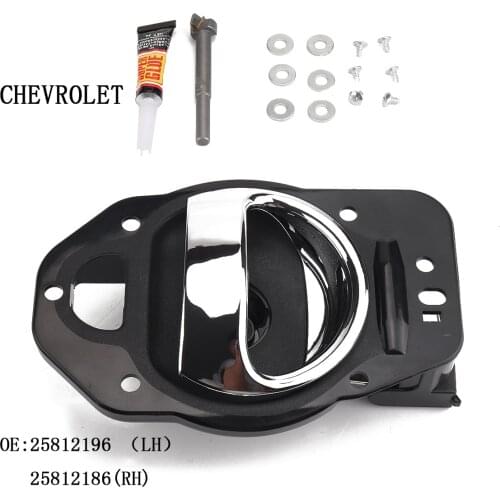 25812186 RH 25812196 LH Right/Left Interior Door Handle for Chevrolet HHR 2006 2007 2008 2009 2010 2011 High Quality and New