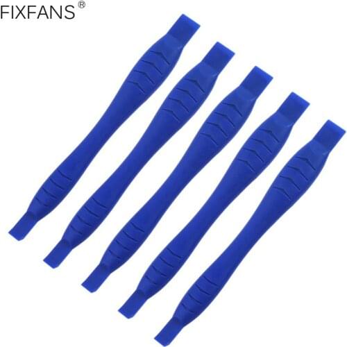 FIXFANS 5Pcs Durable Plastic Spudger Pry Tool for iPhone iPad Tablet Smartphone LCD Screen Opening Phone Repair Tools Kit