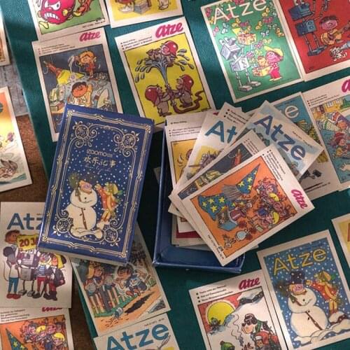 60 Pcs Vintage Little Prince Stamp Washi Sticker Diy Decorative Diary Journal Scrapbooking Planner Label Stickers Stationery