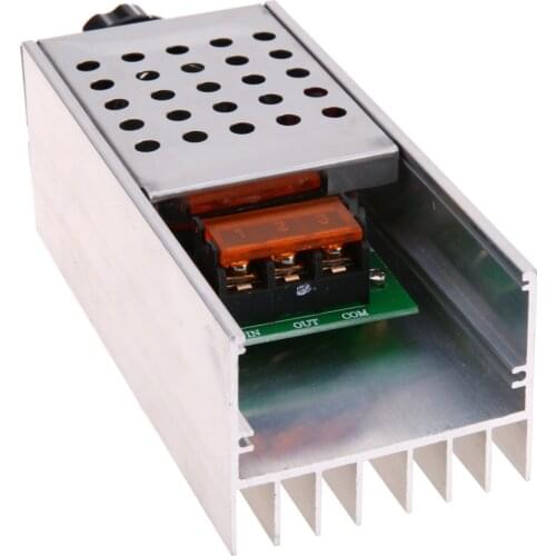 AC220V 6KW SCR Electrical Voltage Regulator Adjustable Motor Speed Light Controller Dimmer Thermostat Electrical Accessories