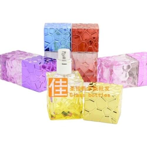 Free shipping: Capacity 30ml100pcs/lot Water Cube perfume points bottling, Perfume spray bottle,mini glass bottle