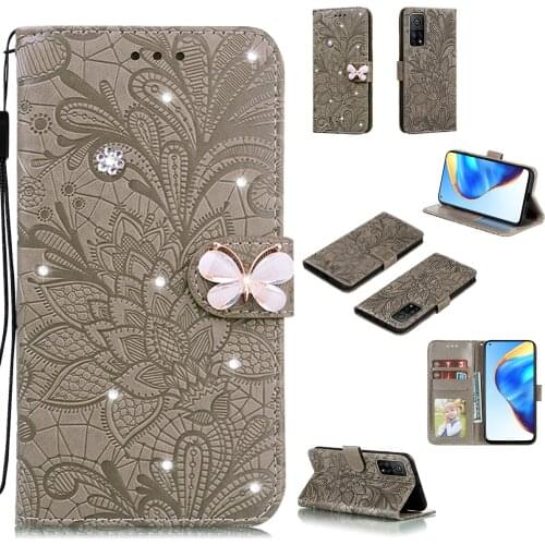 Diamond Phone Case For Xiaomi Redmi Note 8 9 8T 9A 9T 9AT K30 K20 10T Pro 10 Lite 10X POCO X3 NFC Shockproof Flip Magnetic Cover