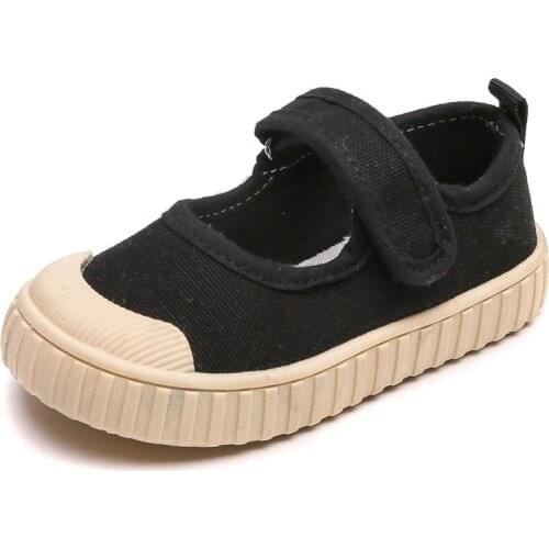 2021 Childrens Canvas Shoes Summer New Students Korean Casual Biscuit Shoes Flats Breathable Hot Fashion Cute Shoes Kids Shoes